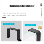 Organizador de despensa colgante para puerta con canastas ajustables y desmontables, ventosas, almacenamiento detrás de la puerta de 6/8 niveles para baño y cocina