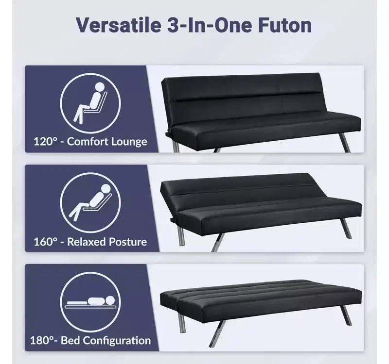 Sofá cama plegable convertible moderno para dormitorio - Sofá cama 2 en 1