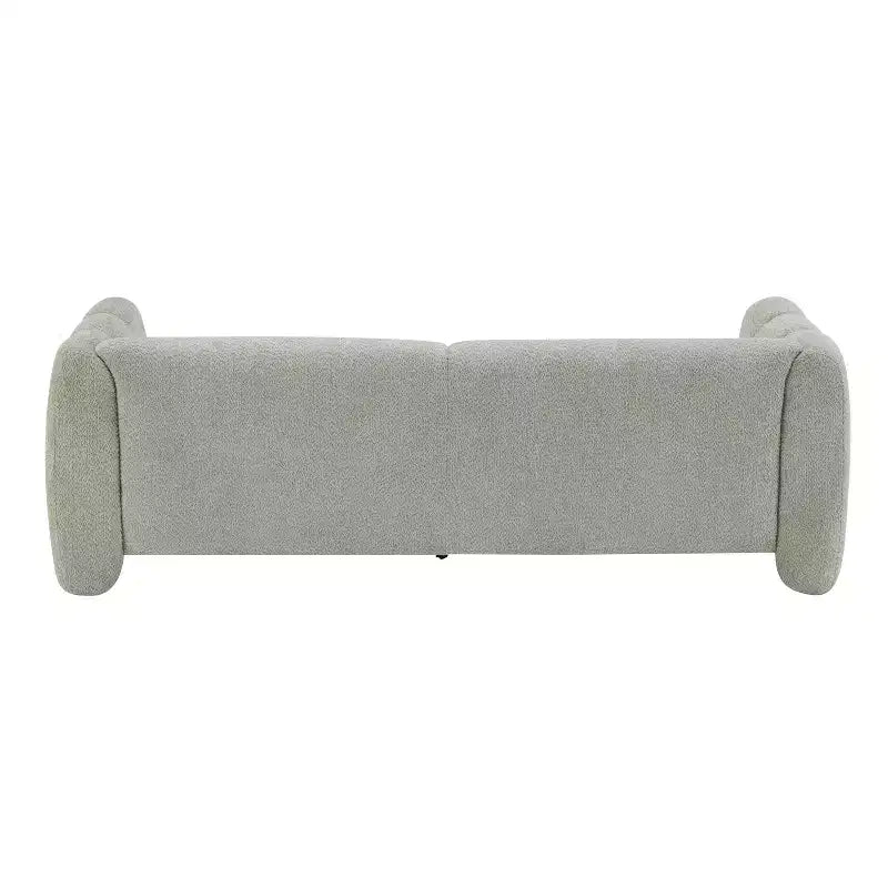 Sofá de 3 plazas con forma de onda de 83'', elegante sofá tapizado para sala de estar