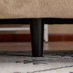 Sofá de 3 plazas con forma de onda de 83'', elegante sofá tapizado para sala de estar