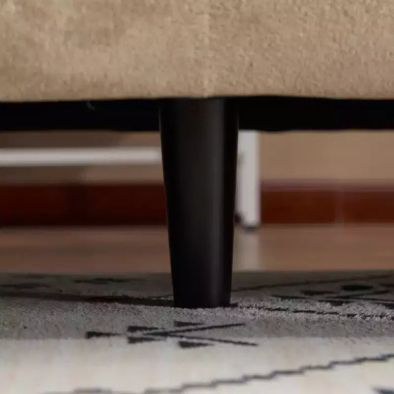 Sofá de 3 plazas con forma de onda de 83'', elegante sofá tapizado para sala de estar