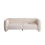 Sofá de 3 plazas con forma de onda de 83'', elegante sofá tapizado para sala de estar