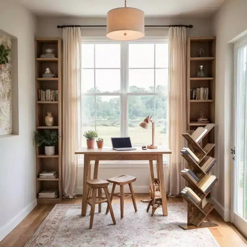 Estantería de árbol de 9 niveles, estantería independiente, estantería de almacenamiento que ahorra espacio, para dormitorio, sala de estar, oficina en casa