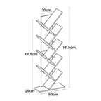 Estantería de árbol de 9 niveles, estantería independiente, estantería de almacenamiento que ahorra espacio, para dormitorio, sala de estar, oficina en casa