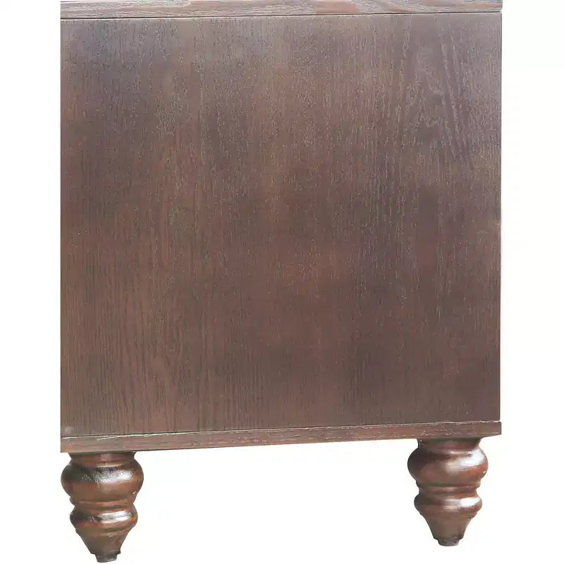Mueble de TV extensible moderno de madera de 90'' con 2 armarios — Consola multimedia para salón