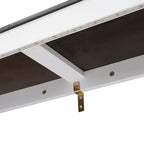 Cama Murphy individual con luz LED, se puede plegar en un gabinete, gabinete de cama de pared oculta para habitación de invitados