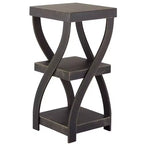 The Lakeside Collection Distressed Twisted Wood Accent Table -
