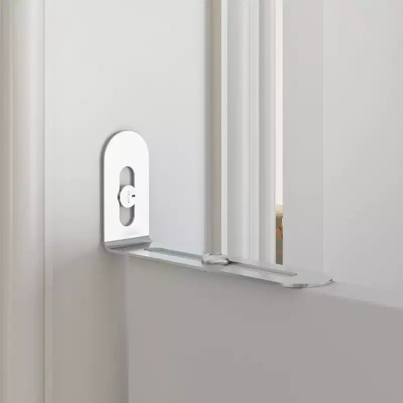 Estantería y expositor de pared con escritorio abatible oculto e iluminación LED, blanco